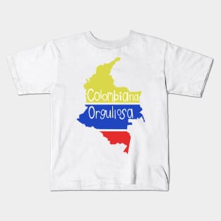 Colombiana Orgullosa - Latin Pride Collection Kids T-Shirt